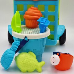 Smėlio žaislų rinkinys su krepšiu Woopie, 10 el. kaina ir informacija | Vandens, smėlio ir paplūdimio žaislai | pigu.lt
