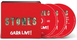 2CD + 1 Blu-ray The Rolling Stones Grrr Live! Live At Newark 2012 kaina ir informacija | Vinilinės plokštelės, CD, DVD | pigu.lt