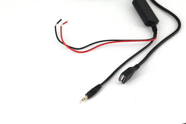 Laidas 3.5mm, 15cm kaina ir informacija | USB adapteriai gamyklinei garso sistemai | pigu.lt