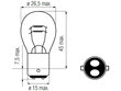 Automobilio lemputė Bosma BAY15d 21/5W kaina ir informacija | Automobilių lemputės | pigu.lt