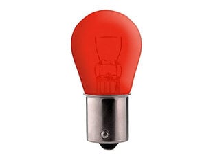 Lemputė BA15s, 21W, raudona цена и информация | Автомобильные лампочки | pigu.lt
