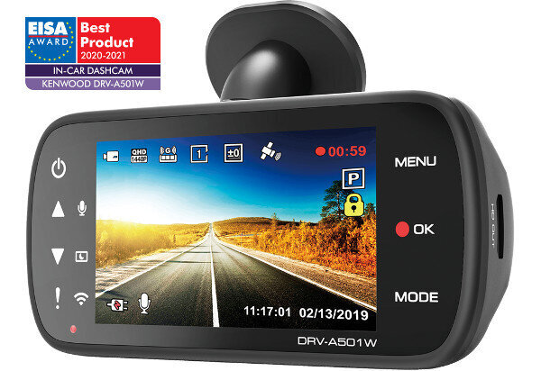 Kenwood DRV-A501W, juoda kaina ir informacija | Vaizdo registratoriai | pigu.lt