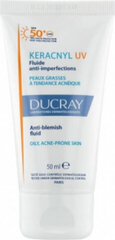 Крем для лица для жирной и проблемной кожи Ducray Keracnyl UV Anti-Blemish Fluid, 50мл цена и информация | Кремы для лица | pigu.lt