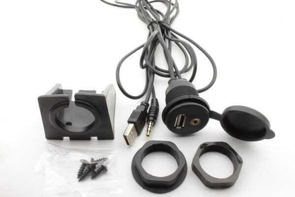 Adapteris USB ir AUX kaina ir informacija | USB adapteriai gamyklinei garso sistemai | pigu.lt