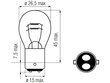 Lemputė BAY15d, 21/5W, P21/5W kaina ir informacija | Automobilių lemputės | pigu.lt
