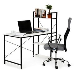 Письменный стол с полками Modern Home, белый цена и информация | Компьютерные, письменные столы | pigu.lt