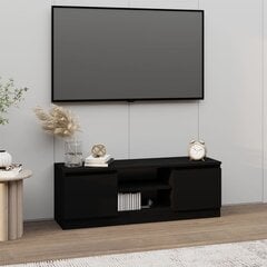 Televizoriaus spintelė vidaXL, juoda kaina ir informacija | TV staliukai | pigu.lt