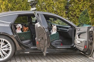 Amibelle automobilio gultas gyvūnams, žalias, 25 cm x 50 cm kaina ir informacija | Kelioniniai reikmenys | pigu.lt