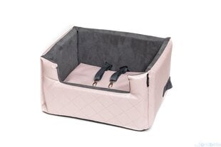 Automobilinė kėdutė šuniui ar katei Amibelle Mia Lux Metallic, rožinė, M dydžio kaina ir informacija | Guoliai, pagalvėlės | pigu.lt