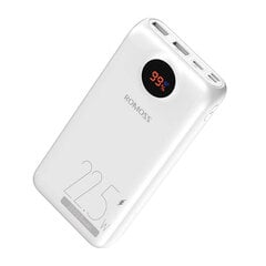 Powerbank Romoss PSW30PF 30000mAh, 22.5W (white) kaina ir informacija | Elektromobilių įkrovimo stotelės | pigu.lt