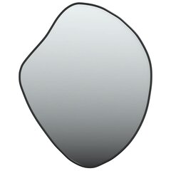 Sieninis veidrodis vidaXL, 50x40cm, juoda цена и информация | Зеркала | pigu.lt