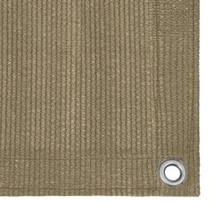 Palapinės kilimėlis vidaXL, 400x700 cm, rusvas kaina ir informacija | Palapinės | pigu.lt