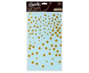 Скатерть фольгированная, 137 x 183 см, цвет light blue, gold dots, SH-OFGN 3215 цена и информация | Праздничная одноразовая посуда | pigu.lt