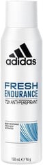 Purškiamas dezodorantas Adidas Fresh Endurance 72h moterims, 150 ml kaina ir informacija | Dezodorantai | pigu.lt