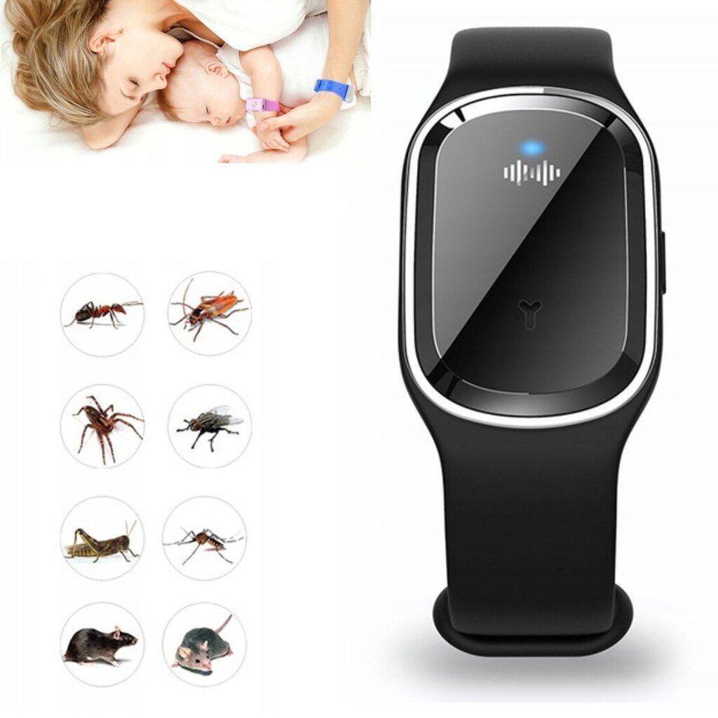 Mosquito Repellent Watch kaina ir informacija | Vabzdžių naikinimas | pigu.lt
