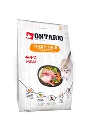 Sausas maistas trumpaplaukėms katėms, Ontario Cat Shorthair, 2 kg kaina ir informacija | Sausas maistas katėms | pigu.lt