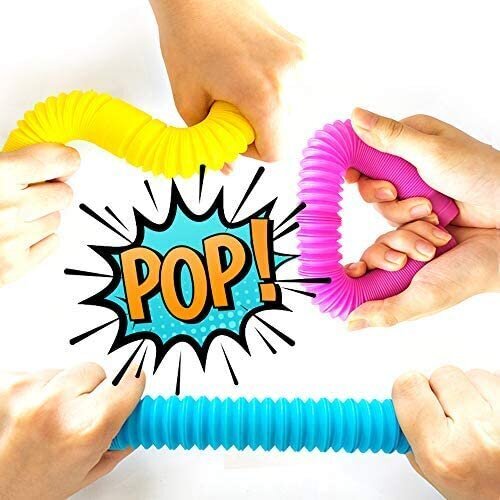 Žaislas Pop tube - Pop it, 5vnt. kaina ir informacija | Stalo žaidimai, galvosūkiai | pigu.lt