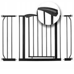 Apsauginiai vartai Nukido 718300, juodi kaina ir informacija | Saugos varteliai, apsaugos | pigu.lt