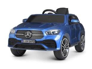 Vienvietis vaikiškas elektromobilis Mercedes-Benz GLE 450 12v, mėlynas kaina ir informacija | Elektromobiliai vaikams | pigu.lt