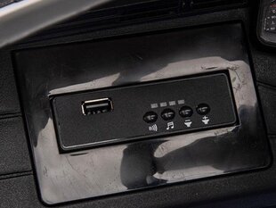 Электромобиль детский Audi RS6 12v с музыкальным модулем, одноместный, черный цена и информация | Электромобили для детей | pigu.lt