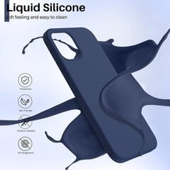 Чехол Liquid Silicone 1.5mm Xiaomi Poco X5 темно синий цена и информация | Чехлы для телефонов | pigu.lt