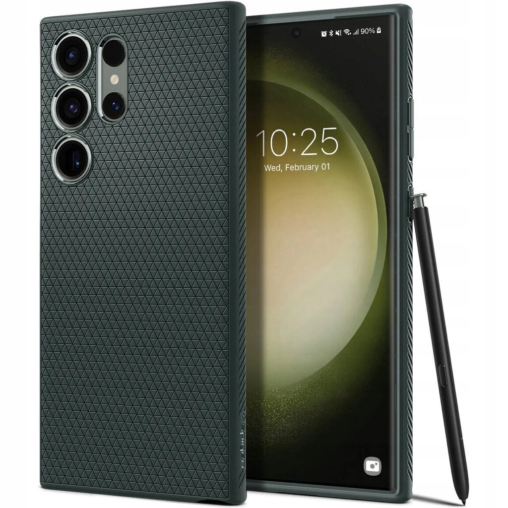 Dėklas Spigen skirtas Samsung Galaxy S23 Ultra, žalia цена и информация | Telefono dėklai | pigu.lt