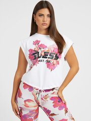Женская футболка GUESS JEANS Corine Crop Pure White 563935264 цена и информация | Женские футболки | pigu.lt