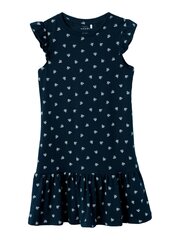 Name It детское платье 13214406*02, тёмно-синий /белый 5715368201994 цена и информация | Платья для девочек | pigu.lt