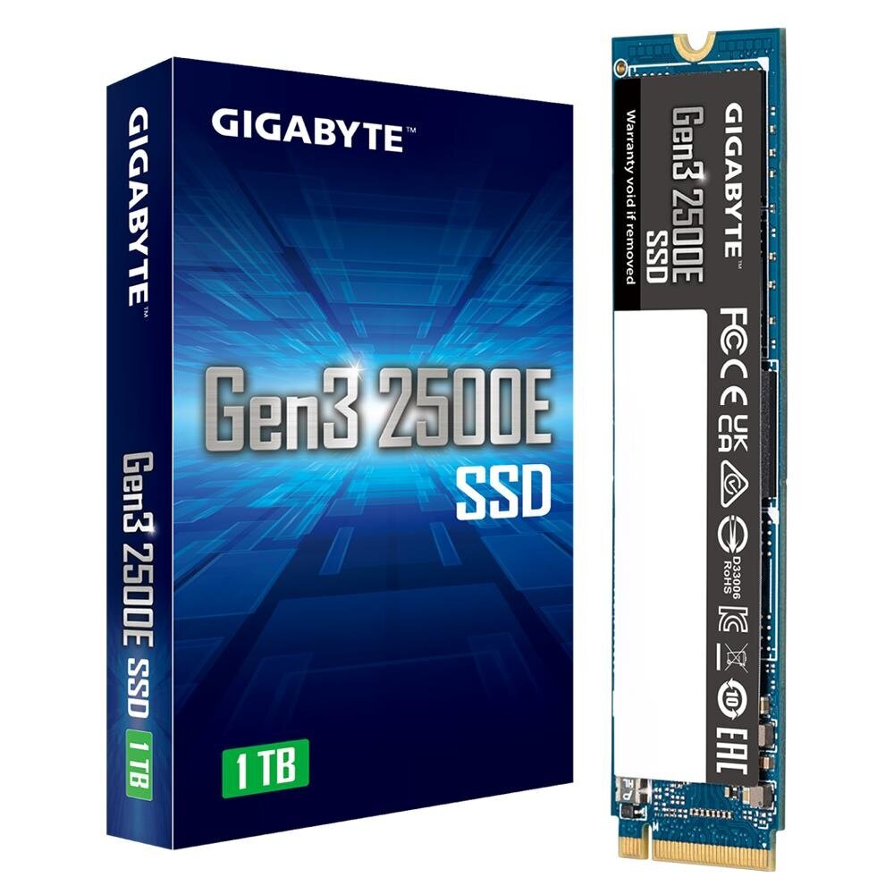 Gigabyte Gen3 2500E kaina ir informacija | Vidiniai kietieji diskai (HDD, SSD, Hybrid) | pigu.lt