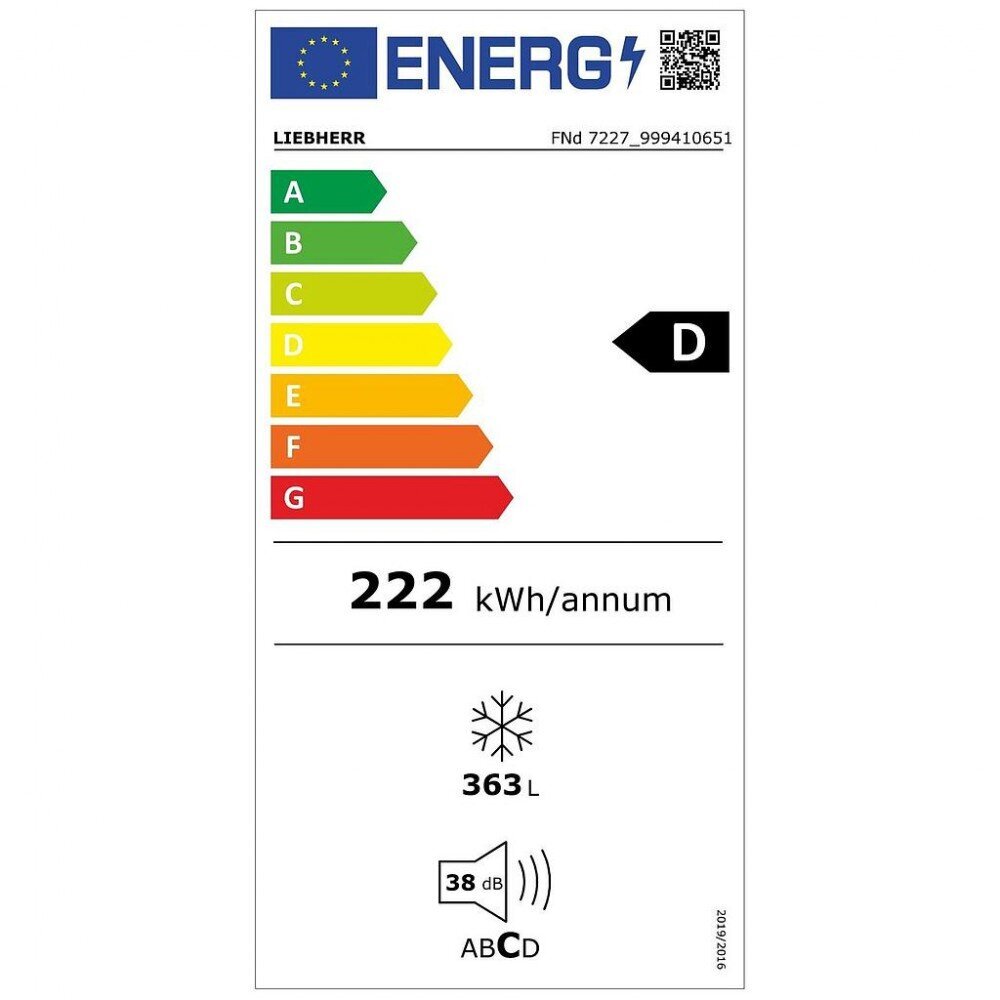 Liebherr FND 7227 kaina ir informacija | Šaldikliai, šaldymo dėžės | pigu.lt