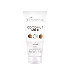 Veido valymo putos Bielenda Coconut Milk Moisturising Face Washing Mousse with Cocoon Effect, 135 g kaina ir informacija | Veido prausikliai, valikliai | pigu.lt