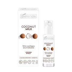 Drėkinantis veido serumas Bielenda Coconut Milk Strongly Moisturizing Coconut Serum, 30 ml kaina ir informacija | Veido aliejai, serumai | pigu.lt
