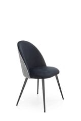 4-ių valgomojo kėdžių komplektas Halmar K478, juodas/baltas kaina ir informacija | Virtuvės ir valgomojo kėdės | pigu.lt