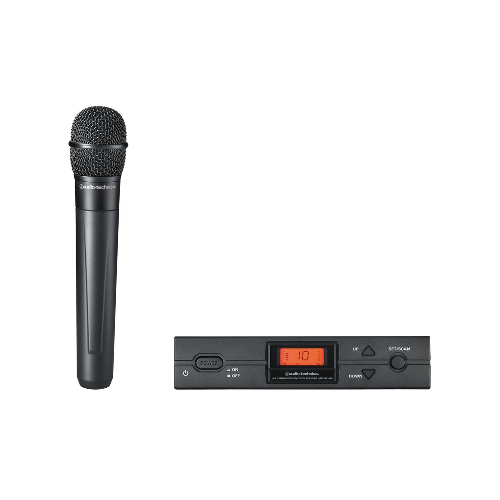 Bevielis mikrofonas su stotele Audio-Technica ATW-2120BI kaina ir informacija | Mikrofonai | pigu.lt