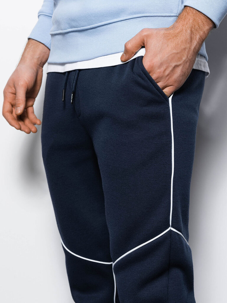 Sportinės kelnės vyrams Ombre Clothing OM-PASK-22FW-001, mėlynos kaina ir informacija | Vyriškos kelnės | pigu.lt