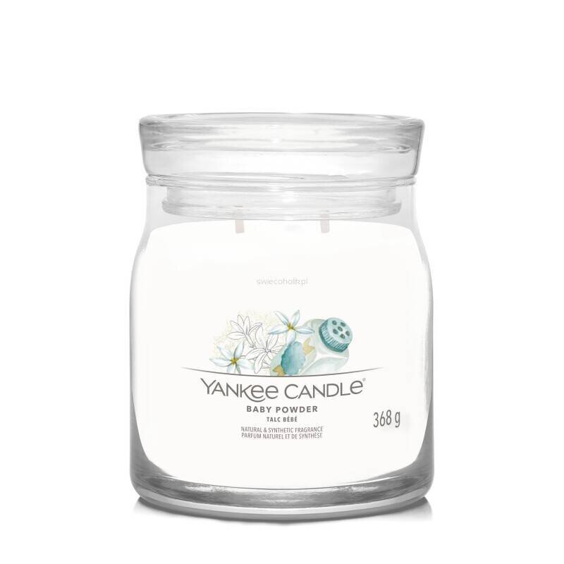 Yankee Candle kvapnioji žvakė Baby Powder 368 g kaina ir informacija | Žvakės, Žvakidės | pigu.lt