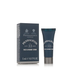 Veido ir barzdos šveitiklis Penhaligon's Penhaligon No.33 Face & Beard Scrub vyrams, 5 ml цена и информация | Средства для очищения лица | pigu.lt