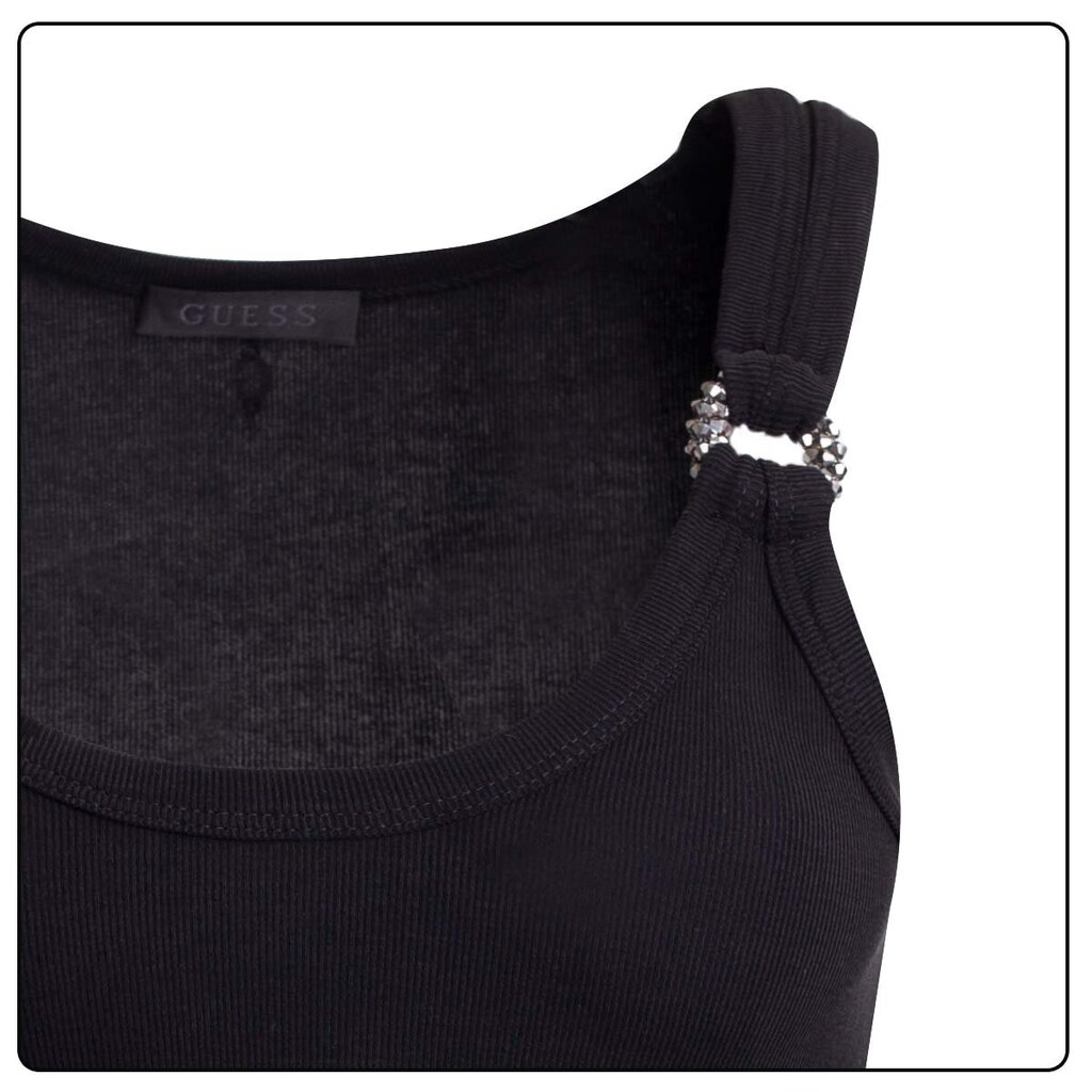 Suknelė moterims Guess 53615, juoda kaina ir informacija | Suknelės | pigu.lt