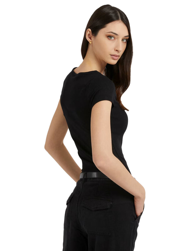 Marškinėliai moterims Guess 53672, juodi kaina ir informacija | Marškinėliai moterims | pigu.lt