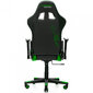 Žaidimų kėdė Woxter GM26-071, juoda/žalia kaina ir informacija | Biuro kėdės | pigu.lt