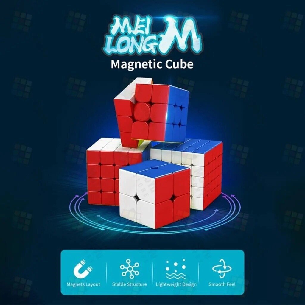 Rubiko kubas MoYu MeiLong Speed Rubik цена и информация | Stalo žaidimai, galvosūkiai | pigu.lt