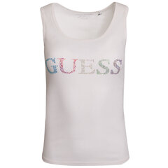 Marškinėliai moterims Guess 53610, balti цена и информация | Футболка женская | pigu.lt