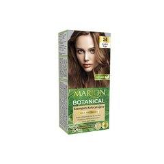 Dažantis plaukų šampūnas Marion Botanical 24 Medium Brown, 90ml kaina ir informacija | Plaukų dažai | pigu.lt