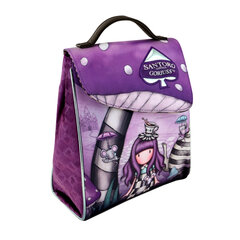 Mokyklinis krepšys Gorjuss A little more tea, violetinis kaina ir informacija | Kuprinės mokyklai, sportiniai maišeliai | pigu.lt