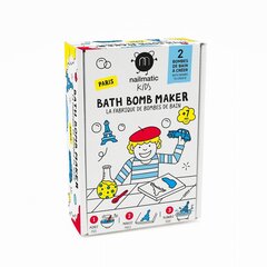 Набор бомбочек для ванны для детей Nailmatic Kids Bath Bomb Maker Paris, 2 шт. цена и информация | Масла, гели для душа | pigu.lt