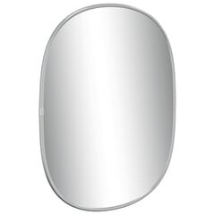 Sieninis veidrodis vidaXL, 40x30cm, sidabrinė spalva цена и информация | Зеркала | pigu.lt