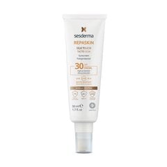 Veido kremas nuo saulės  Sesderma Repaskin Slik Touch Spf 50, 50ml kaina ir informacija | Kremai nuo saulės | pigu.lt