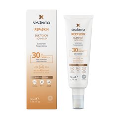 Солнцезащитный крем для лица Sesderma Repaskin Slik Touch Spf 50, 50 мл цена и информация | Кремы от загара | pigu.lt