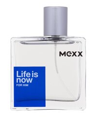 Mexx Life is Now EDT для мужчин 50 мл цена и информация | Мужские духи | pigu.lt