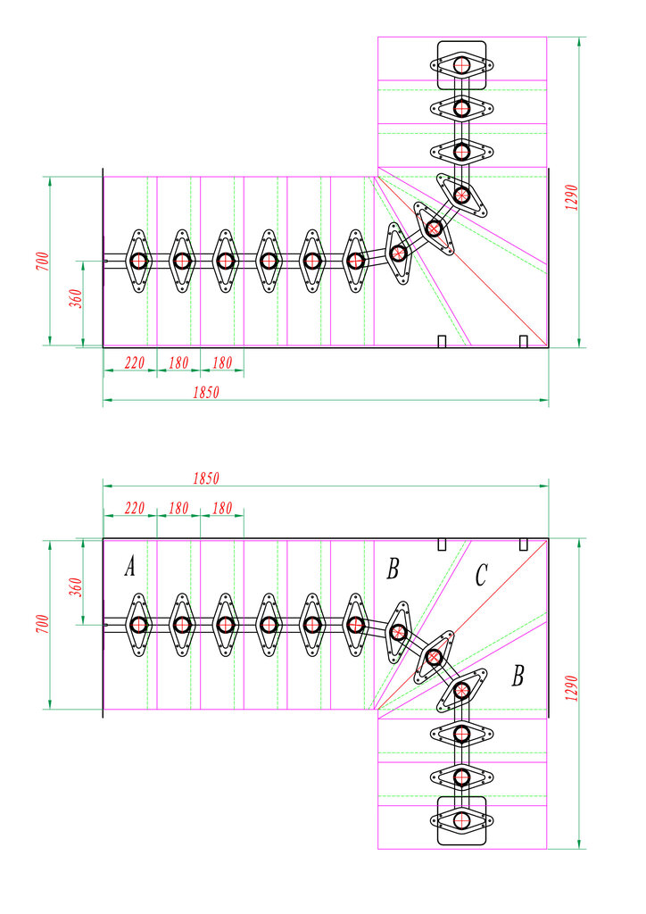 Moduliniai laiptai Boston Dolle, 247-325 cm kaina ir informacija | Laiptai | pigu.lt